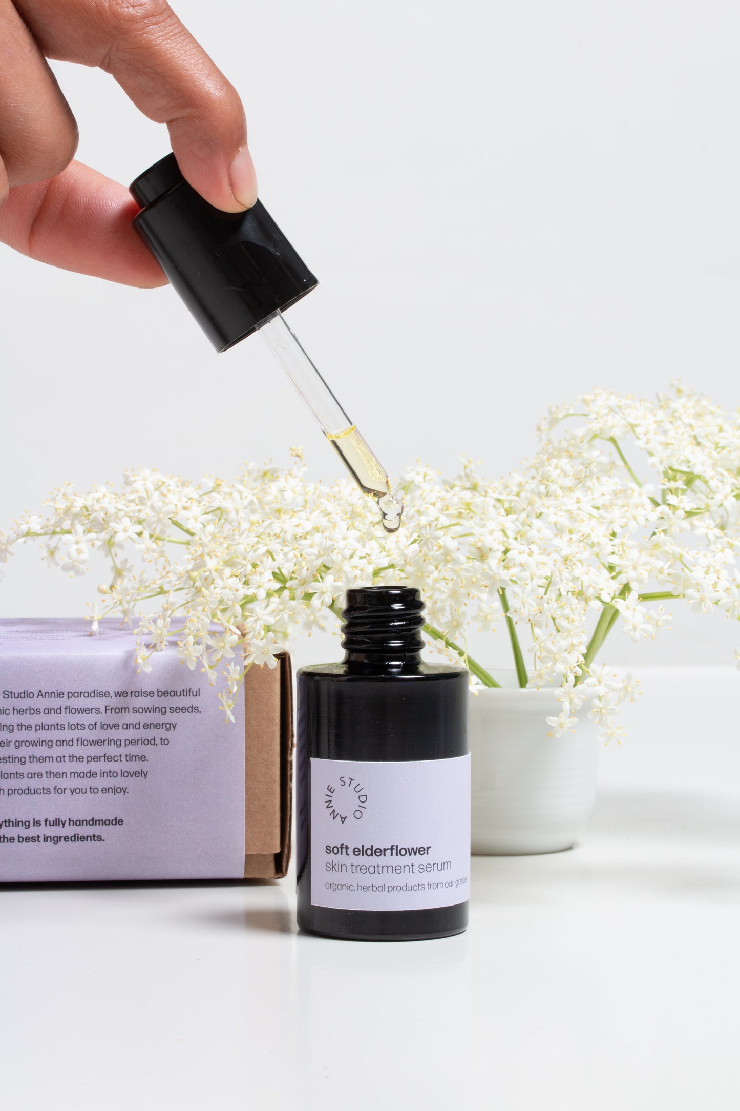 soft elderflower treatment serum