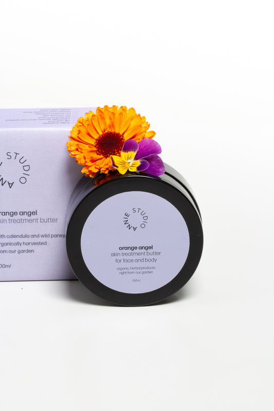 orange angel skin treatment butter